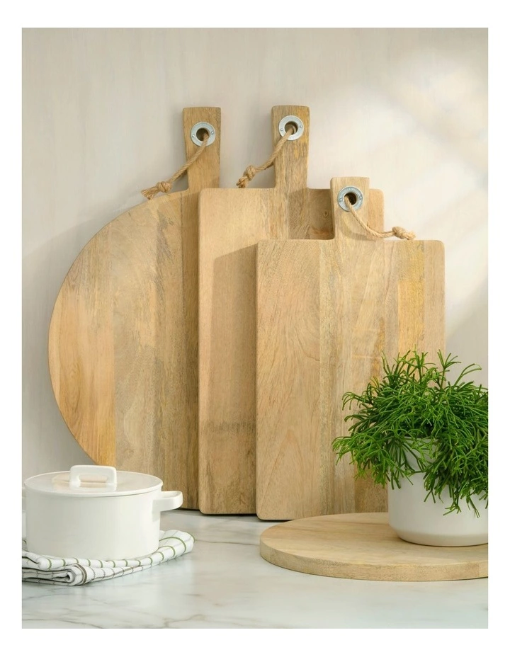 Maxwell & Williams Mezze 58x46cm Round Board Brown 2 Maxwell & Williams Mezze 58x46cm Round Board Brown - Image 2