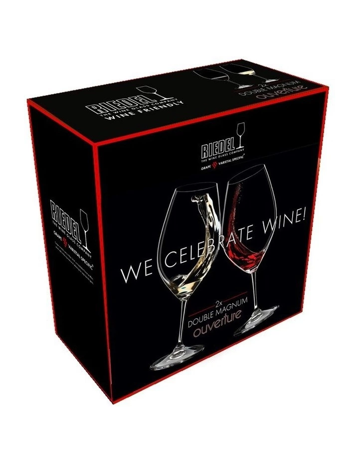 Riedel Ouverture Double Magnum Glass Set Of 2 2 Riedel Ouverture Double Magnum Glass Set Of 2 - Image 2