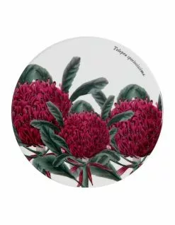 Maxwell & Williams Royal Botanic Garden Telopea 9.5cm Ceramic Round Coaster