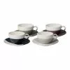 Royal Doulton Coffee Studio 4pc Cap Cup & Saucer Set