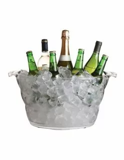 BarCraft Acrylic Oval Drinks Pail/Cooler