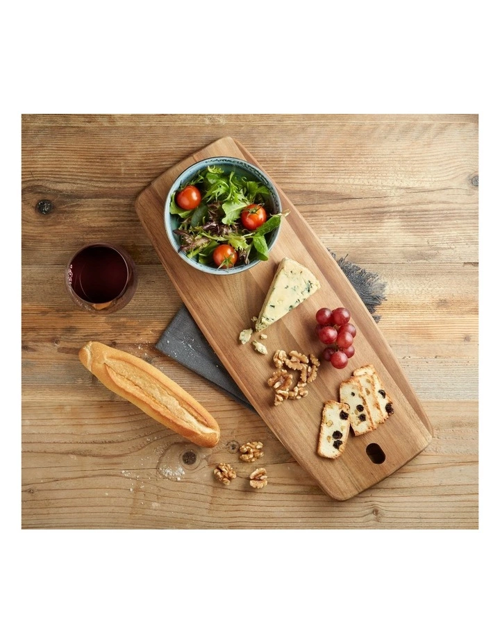 Vue 50x20cm Acacia Serving Board With 15cm Tapas Bowl Natural 1 Vue 50x20cm Acacia Serving Board With 15cm Tapas Bowl Natural