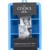 The Cooks Collective Jumbo 6 Cube Ice Tray Blue