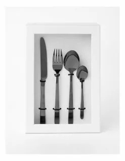 Vue Riley 16pc Shiny Black Cutlery -Dining Sales 743953690 3 720x928