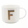 Salt&Pepper Alpha Mug 400ml - Letter F