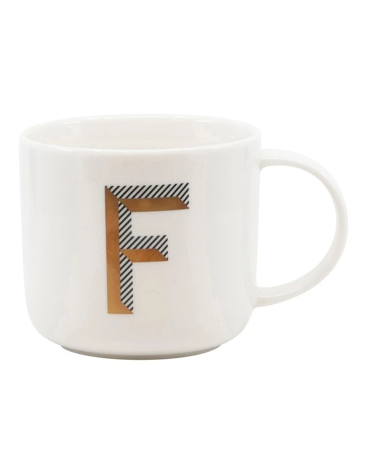 Salt&Pepper Alpha Mug 400ml - Letter F 1 Salt&Pepper Alpha Mug 400ml - Letter F