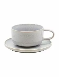Salt&Pepper Relic 260ml Tea Cup and Saucer Set Mist