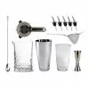 Cocktail Kit Bartender's Bar Kit with Boston Shaker and Glass