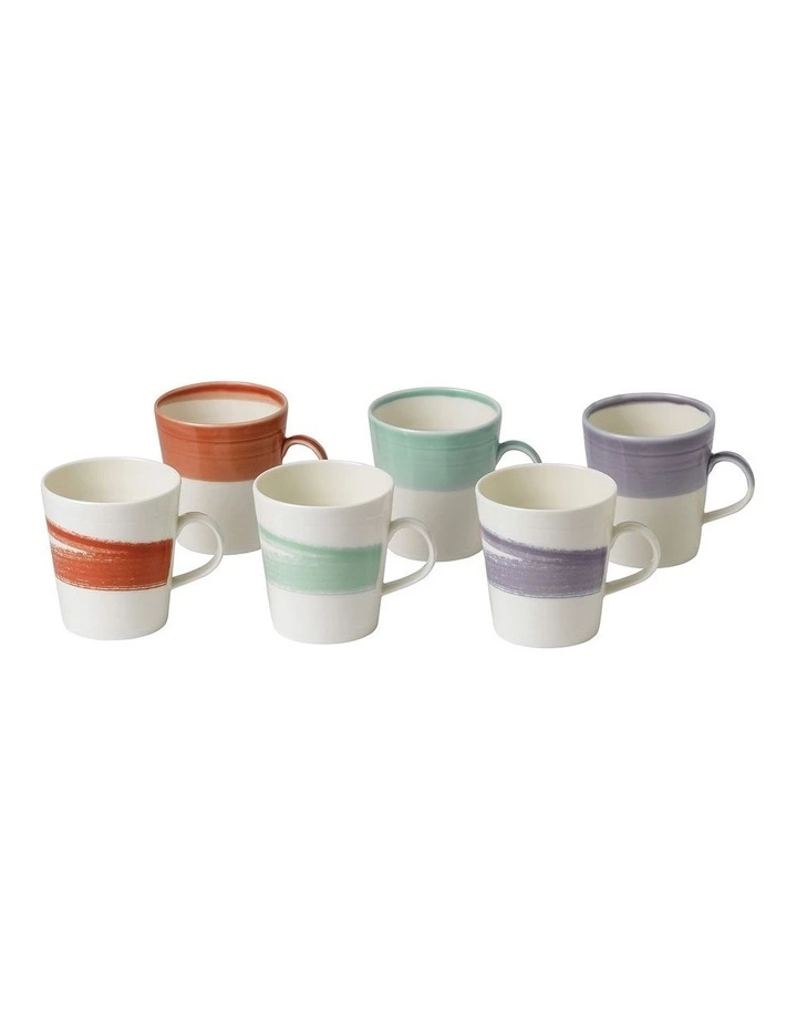 Royal Doulton 1815 BOLD 450ml Set of 6 Grande Mug Multicolour 1 Royal Doulton 1815 BOLD 450ml Set of 6 Grande Mug Multicolour