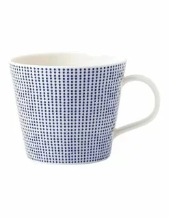 Royal Doulton Pacific Dots Mug Blue/White