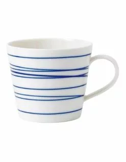 Royal Doulton Pacific Lines Mug Blue/White