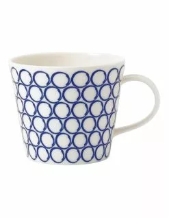 Royal Doulton Pacific Circle Mug Blue/White