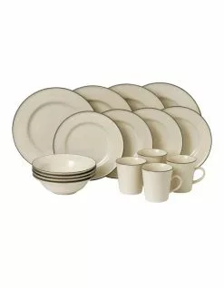 Royal Doulton Gordon Ramsay Union Street Cafe 16pc Dining Set Cream