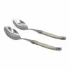 Heritage Laguiole 2pc Salad Spoon Set Ivory