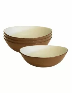 Salt&Pepper NOMAD Soup Bowl - 20cm - Natural - Set of 4