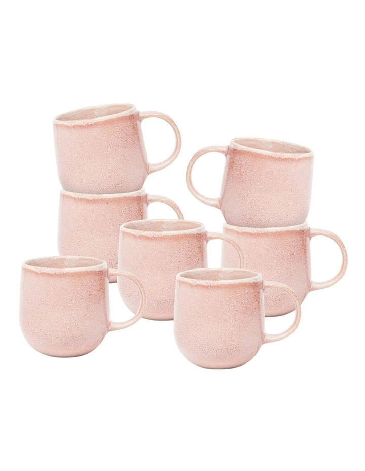 Salt&Pepper NAOKO Mug - 380ml - Salmon - Set of 6 1 Salt&Pepper NAOKO Mug - 380ml - Salmon - Set of 6