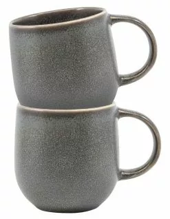 Salt&Pepper NAOKO Mug - 380ml - Shale - Set of 6 -Dining Sales 779176540 3 720x928