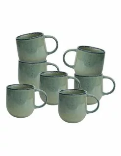Salt&Pepper NAOKO Mug - 380ml - Pistachio - Set of 6