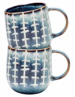 Salt&Pepper NAOKO Mug - 380ml - Linear Storm - Set of 6 -Dining Sales 779177710 3 720x928