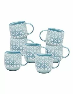 Salt&Pepper NAOKO Mug - 380ml - Cross Ocean - Set of 6