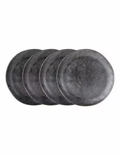 Robert Gordon Earth 27.5cm Set of 4 Dinner Plate Black