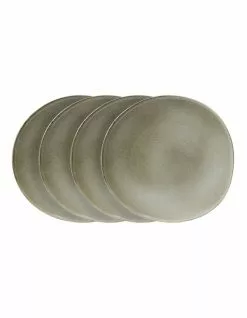 Robert Gordon Pier Mason 27.5cm Set of 4 Dinner Plate Grey