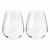 Krosno Duet Set of 2 500ml Stemless WInde Glass Gift Box