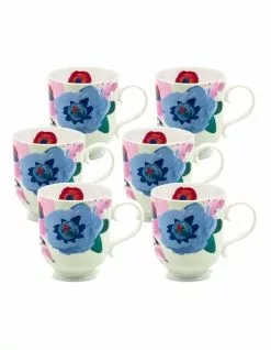 Salt&Pepper Willow Mug 340ml - Flute - Set of 6