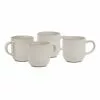 Salt&Pepper Hana 4 Piece 300ml Mug Set Ivory
