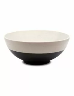 Salt&Pepper Osaka 24x10cm Serving Bowl Black