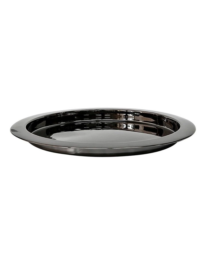 Salt&Pepper Kennedy 39.5cm Round Bar Tray Black 1 Salt&Pepper Kennedy 39.5cm Round Bar Tray Black
