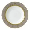 Wedgwood Anthemion 23cm Rim Soup Plate Grey
