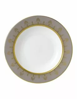 Wedgwood Anthemion 23cm Rim Soup Plate Grey