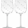 Kate spade new york Spade Clover Set of 2 Wine Glass