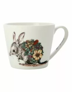 Maxwell & Williams Marini Ferlazzo Australian Families Squat Bilby 450ml Mug Gift Boxed White