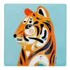 Maxwell & Williams Pete Cromer Wildlife Ceramic 9.5cm Tiger Square Coaster