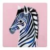 Maxwell & Williams Pete Cromer Wildlife Ceramic 9.5cm Zebra Square Coaster