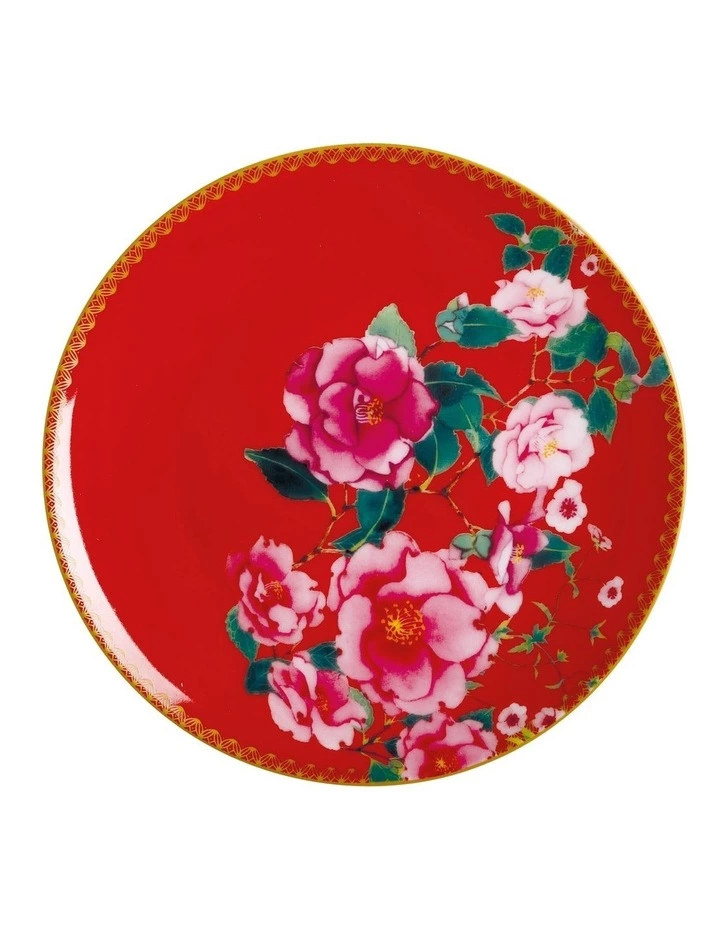 Maxwell & Williams Teas & C's Silk Road 19.5cm Coupe Plate Gift Boxed Red 1 Maxwell & Williams Teas & C's Silk Road 19.5cm Coupe Plate Gift Boxed Red