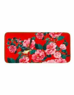 Maxwell & Williams Teas & C's Silk Road 33x15.5cm Rectangle Platter Gift Boxed Red