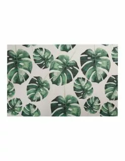 Maxwell & Williams Table Accents 45x30cm Small Monstera Foliage Placemat Green