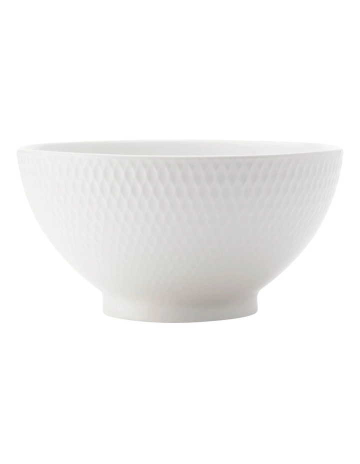 Maxwell & Williams White Basics Diamonds 12.5cm Rice Bowl 1 Maxwell & Williams White Basics Diamonds 12.5cm Rice Bowl