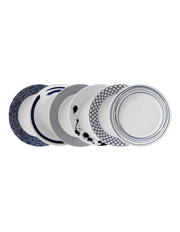 Royal Doulton Pacific Mixed 23cm Set of 6 Pasta Bowls 1 Royal Doulton Pacific Mixed 23cm Set of 6 Pasta Bowls