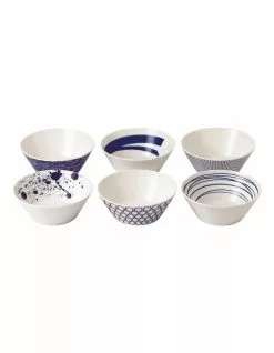Royal Doulton Pacific Mixed 16cm Set of 6 Bowls