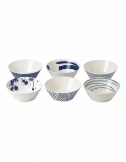 Royal Doulton Pacific Mixed 21cm Set of 6 Noodle Bowls