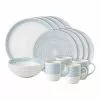 Royal Doulton Ellen DeGeneres 16pc Dining Set Polar Blue Dots