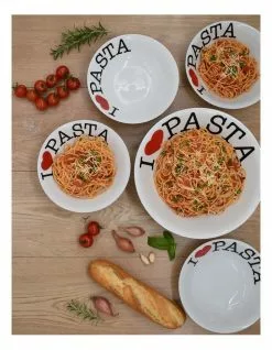 The Cooks Collective 5 Piece Pasta Bowl Set White -Dining Sales 798334300 3 720x928