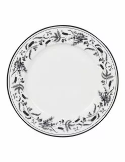Robert Gordon Matilda 27cm Bone China Plate White/Black Decal