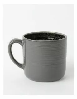 Australian House & Garden Esperance 390ml Mug Charcoal -Dining Sales 799322050 1 720x928