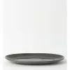 Australian House & Garden Esperance 34.5x24.5cm Oval Platter Charcoal