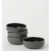 Australian House & Garden Esperance Tapas 11cm Set of 4 Bowls Charcoal